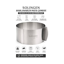 Ayarlanabilir Metal Kek Kalıp 16-34cm 5671 Çok Renkli Çok Renkli