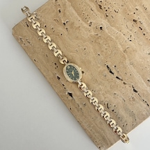Ivory Gold Yeşil Saat