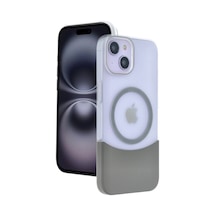 Joko Apple İphone 14 Velar Magsafe Kapak - Natural Grey - Natural Grey
