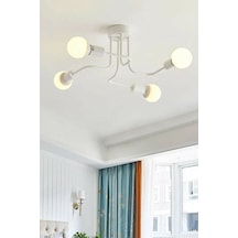 Retro Akrep Modern 4'lü Plafonyer Tavana Monte Avize H