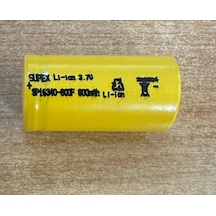 Supex 16340-800ma 3.7 Volt Düz Kafa Pil