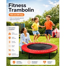 Çocuk Tranbolin Mini Fitness Trambolini Yetişkin Ve Çocuk Zıplama Trambolini Ev Tipi Egzersiz Trambolini