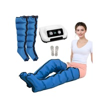 Lenfatik Drenaj Cihazı, Lipedema İçin Lenfatik Drenaj Cihazı Bacakları - 6 Hava Odacıklı Sıkıştırma Bacak Masajı, Şişliği Ve Yorgunluğu Azaltır Mavi 2 Bacak, Büyük