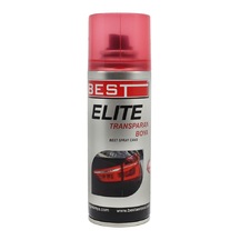 Best Elite Transparan Far Boyası 200 Ml Kırmızı 1434