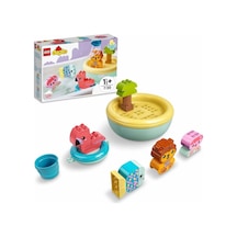LEGO® Duplo 10966 İlk Banyo Zamanı Eğlencesi Yüzen Hayvan Adası 20 Parça