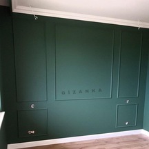 Tv Ünitesi Tasarımı Boyanabilir Çıta Hazır Kesim Anka153