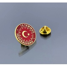 15 Temmuz Fedasyonu Rozet Kırmızı