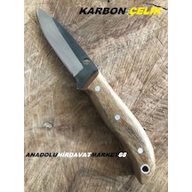 El Yapımı Bıçak Çakı Avcı Kampçı Bıçağı Karbon Çelik Bıçak Antrasit