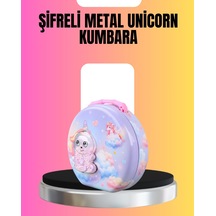 Mey İthalat Şifreli Mini Çocuk Kasası Metal Gövde Güvenli Saklama