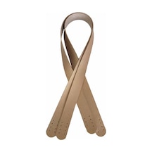 Angel Çanta Aksesuar 80x2.4 Cm, Tek Kat Suni Deri Gold Renk Çift Sap