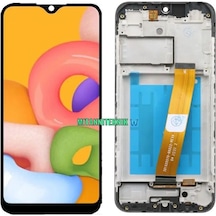 Samsung Galaxy A01 A015F Lcd Ekran Dokunmatik Çıtalı
