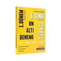 8. Sınıf 1. Dönem 16'Lı Türkçe Denemesi- Startfen Yayınları