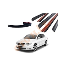Skoda Superb 09-13 Uyumlu Bagaj Üstü Spoiler Mat Siyah
