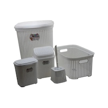 Hubrendy Tedarik Petek 5 Li Banyo Çeyiz Seti Royaleks-mrd307-dv 545374