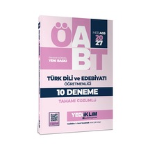 Yediiklim 2027 Meb Ags Öabt Türk Dili Ve Edebiyatı Öğretmenliği Tamamı Çözümlü 10 Deneme