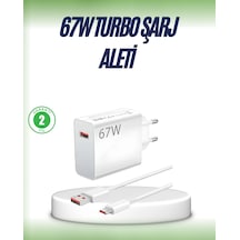 Mey İthalat 67 Watt Çift Turbo Şarj Adaptörü Reno 4 5 6 Uyumlu