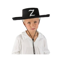Z Logolu Çocuk Boy Bağcıklı Zorro  Şapkası