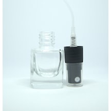 Boş Parfüm ve Kolonya Şişesi 5 ML 10 Adet Boş Cam Siyah Sprey Şişe