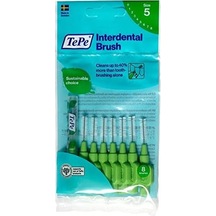 0.8 Mm - Yeşil Diş Arayüz Fırçası 1x 6 Adet Açık Ahşap
