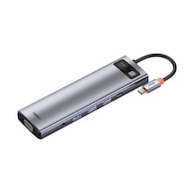 Baseus Metal Gleam 11in1 Multifonksiyonel Type-C Hub Dock Station