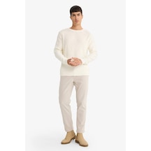 Defacto Regular Fit Düz Paça Chino Pantolon F3752ax25aubg205 Bej