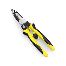 7'si 1 Arada Çok Fonksiyonlu Tel Striptizci Elektrikçi Manuel Alet Siyah Sarı