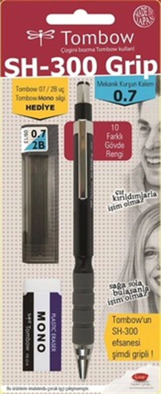 Tombow Sh 300 Grip 0,7 Set Siyah Diğer