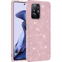 Xiaomi Uyumlu Mi 11t Pro 5g Kılıf Zore Parıltılı Simli Shining Silikon