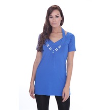 Bulalgiy Kadın Royal Tunik-Plaj - Bga817872 Çok Renkli