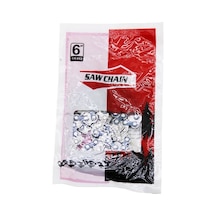 Saw Chaın No-6" 1/4.043 Zincir Kırmızı Ambalaj Dal Budama Testere Makine İçin - 10'li Paket