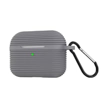 Newface Apple Airpods Pro 3 3.nesil Raven Silikon Kılıf - Gri