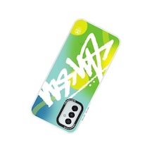 Newface Samsung Galaxy M13 Kılıf Estoril Desenli Kapak - Estoril - 2 Mavi