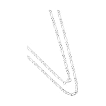 925 Ayar Gümüş Figaro Erkek Zincir Kolye 3 Mm 60 Cm