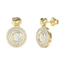 Guess Jgujube06203jwygtu Kalpli İnci Kadın Küpe Renkli