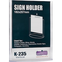 Lamiess K-235 Masaüstü Reklam Panosu Dikey 3 'lü