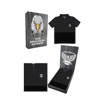 Beşiktaş Polo Yaka Çocuk T-shirt + Ahşap Kutulu 001