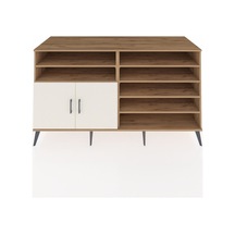 Kronos Konsol 7 Raflı 2 Kapaklı 176x59x99 Çam-aytaşı/çam Aytası/atlas Çam - Atlas Çam
