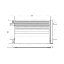Opel Combo Klima Radyatoru 1.5 2019-2024 Valeo 822550