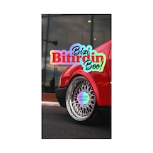 Bizi Bitirdin Bee Yazı Jdm Araba-motosiklet Cam Etiket Sticker 19x10cm