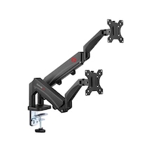 Tr Go-5350 Dual Monitor Arm, Gas Spring Adjustable Stand For 43 To 81 Cm Screens, 9 Kg Load Per Arm, 180 Rotation Stop