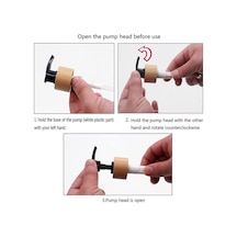 Çiftlik Evi Mutfak Tezgahı Banyo Organizasyonu İçin Pompa Sabun Şişesi İle El Sabunu Ve Bulaşık Sabunu Dispenseri 500ml Style 3 Diğer