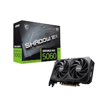 Msı Geforce Rtx 5060 8gb Shadow 2x Oc Gddr7 128bit Dx12 Gaming Aeae1msı0214