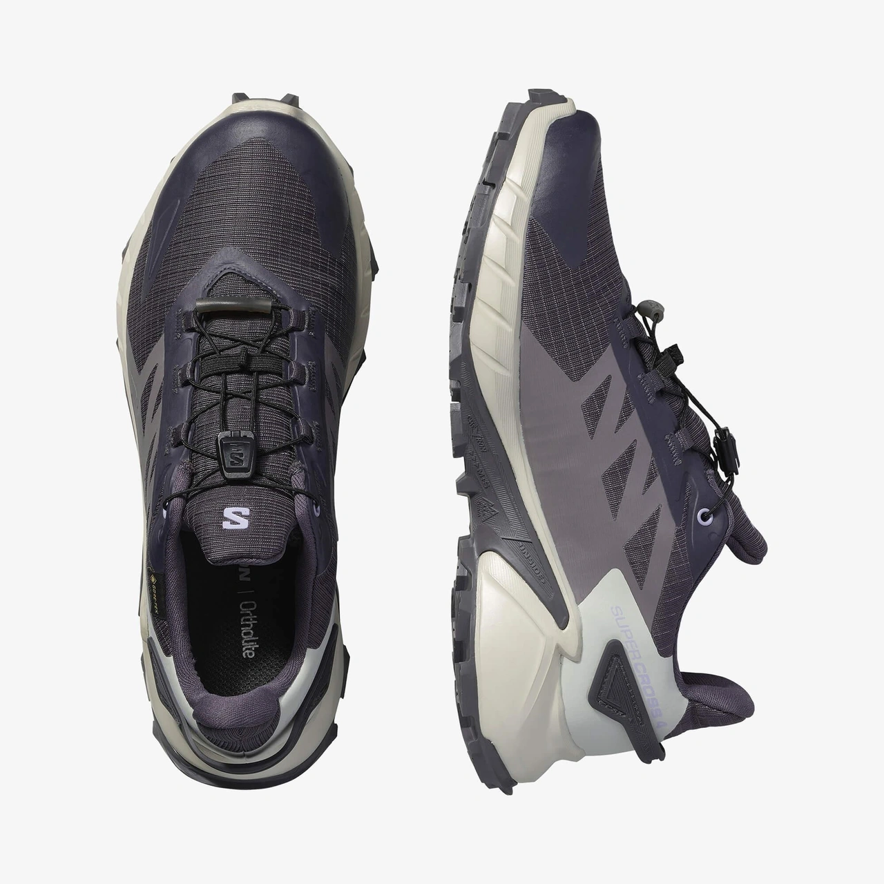 Salomon Supercross 4 Gore-tex Nine Iron/lunar Rock/cosmic Sky Kdn Patika Koşusu Ayakkabısı L47976100 Siyah