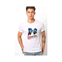 Anime Dragon Ball Baskılı Beyaz Erkek Tshirt (531009745)