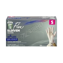 2 Adet Flex Pudrasız Eldiven S Boy 100'lü Krem