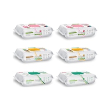 Easy Clean Lotus Çiçeği Arap Sabunu Ve Beyaz Sabun Katkılı Yüzey Temizlik Havlusu 6x100 600 Yaprak Diğer
