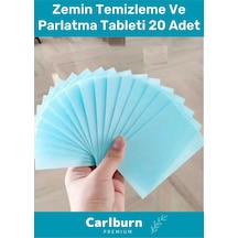 Carlburn Parçalanabilir Fayans Ahşap Zemin Temizleme Parlatma Tableti 20'li