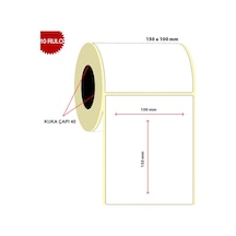 Barkod 100x150 Termal Etiket Eko Termal 250 Sarım 10 Rulo 2500 Adet