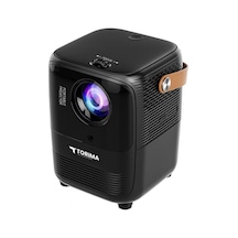 Torima T11 Bluetooth Wifi Akıllı Android Smart 4K 1080P Hoparlör Projeksiyon Cihazı Siyah