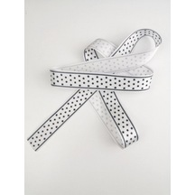 FdayAksesuar Yıldız Desenli Baskılı Kurdele FRDY28673